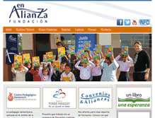 Tablet Screenshot of enalianza.org.py